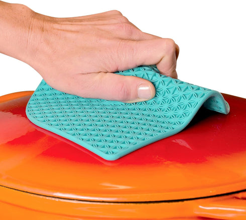 Charles Viancin - Honeycomb Silicone Pot Holder - Withstands Temperatures up to 220°C / 428°F - BPA-Free, Plastic Free, Food-Grade Silicone - Dish...