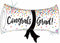 Products Congrats Grad Confetti 31" Diploma Foil Balloon...
