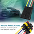 G 5 Pin Way Electrical Wire Connector Male Female Plug Socket Quick Disconnect Waterproof Plug Play for Car Truck Motorcycle Marine Boat...