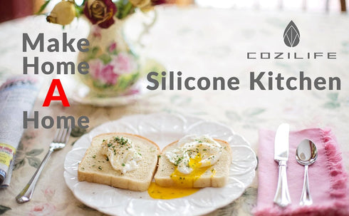 Egg Poacher – COZILIFE Silicone Egg Poaching Cups with Ring Standers, For Microwave or Stovetop Egg Cooking, Kraft Box Packing, BPA Free, Pack of ...