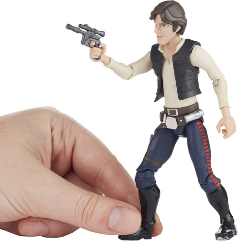STAR WARS Galaxy of Adventures Han Solo Toy Action Figure...