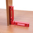 2PCS L shape 4.7" x 4.7" Red Aluminium Alloy 90 Degree Positioning Squares Right Angle Clamps Woodworking Carpenter Tool Corner Clamping Square fo...