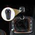 6 Speed Manual Gear Shifter Knob - Car Shift Lever Knob - for Ford Focus 2005-2012 Plastic Black White - 1 Pc...
