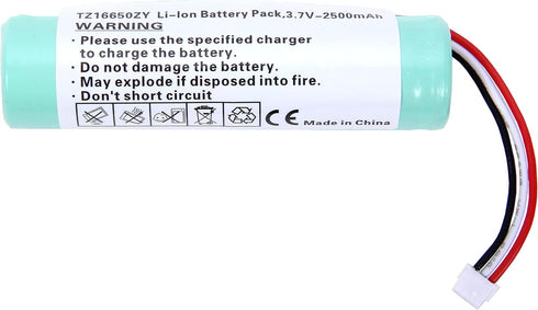 Professional Rechargeable Li-Ion Battery for AKAI EWI 5000 EWI Solo Single Battery Replacement Lithium Ion Battery Pack PH2.0 (TZ16650ZY/Green/Sin...
