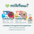 UpSpring Milkflow Energy Breastfeeding Supplement Drink Mix with Fenugreek, Chocolate Flavor, Lactation Supplement to Support Breast Milk Supply a...