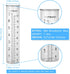 7" Capacity Rain Gauge Stainless Steel Fence Mounting Bracket with Rain Gauge Replacement Tube Glass for Outdoor Garden Yard Home, Lip Design, Bes...
