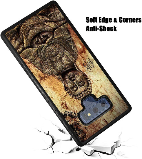 for Samsung Note 9, Galaxy Note 9, Durable Protective Soft Back Case Phone Cover, HOT12125 Buddha...
