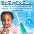 brush-baby BabySonic Infant and Toddler Electric Toothbrush for Ages 0-3 Years - Smart LED Timer and Gentle Vibration Provide a Fun Brushing Exper...