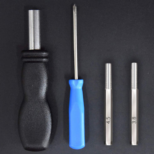 Triwing Screwdriver Set, 5 Pack CR2032 Batteries with Tabs Bundled with 3.8 mm & 4.5 mm Security Screwdriver Game Bit Tool Set for NES, SNES and N...