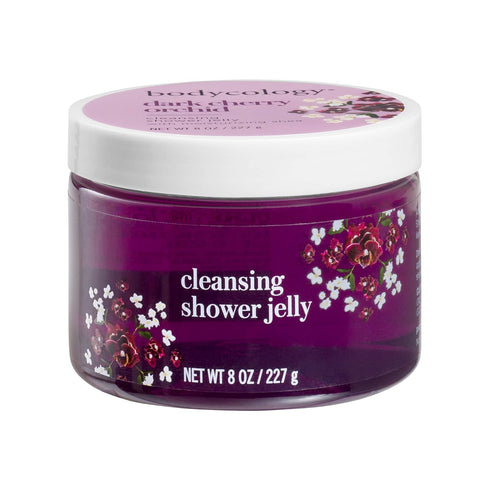 Bodycology Shower Jelly - Gentle Cleanser - Dark Cherry Orchard - 8 oz...
