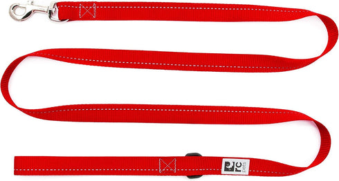 RC Pets 3/4" x 6 ft Primary Collection Dog Leash, Red...