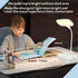 LED Desk Lamp with 2 USB Charging Port and 4 AC Power Outlet, Table Lamps 3 Lighting Modes, Eye-Caring Reading Lamp for Home Bedside Office...