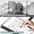 SAYEEC Whiteboard Notebook Portable Dry Erase Board with 3 Colors Fineliner Pens Blue PU Cover Erasable Handheld White Board Reusable Drawing Note...