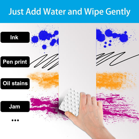 Magic Sponge Erasers, 20 Pack 2X Density Extra Thick Melamine Sponge Foam Pads, Multi-Functional Household Cleaning Sponge Cleaner for Kitchen, Ba...