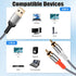 Compatible with USB to RCA Cable Audio Aux Adapter, 6.6FT USB to 2RCA Cable HiFi Stereo Y Splitter for USB A Laptop, Linux, Windows, Desktops, PS4...