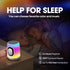 Cute Small Bluetooth Speakers with RGB Multi-Colors Rhythm Lights, Portable Bluetooth Speaker with FM Radio, Loud Stereo Sound, Dual Pairs, Teenag...