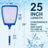 Hot Tub Skimmer Net Handheld, Professional Pool, Spa, Pound Skimmer Net with Aluminum Pole Handle, Deep Ultra Fine Mesh Netting Small Pool Skimmer...