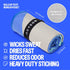 Microfiber Gym Towel & Wet Bag Travel Set, Large Quick Dry Silver ION Odor-Free Mega Absorbent Fiber, Fast Drying Men & Women Workout Gear for Bod...