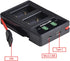 Batmax 2Pcs NB-2L NB-2LH Battery + Built-in USB LED Charger for Canon PowerShot G7 G9 S80 S70 S60 S50 S45 S40 S30, Canon DC410 DC420 EOS 350D 400D...