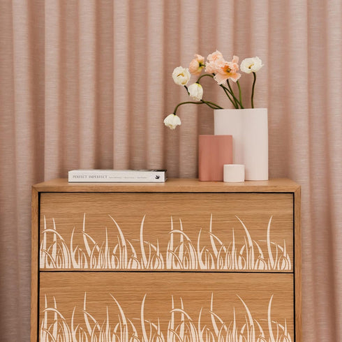 FINGERINSPIRE Grass Stencil for Painting 11.7x8.3" Blade Grass Template Reed Grass Landscape Stencil Cattail Leaves Drawing Stencil Plant Green Ca...