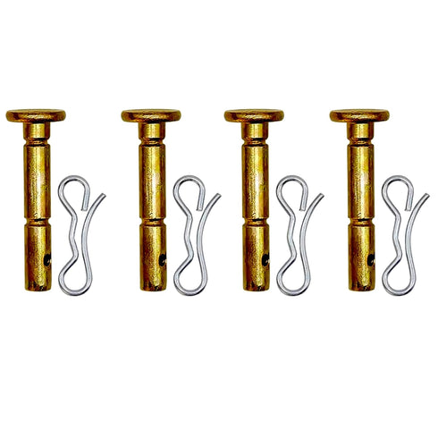 4Pack 738-04124 Shear Pins and 714-04040 Cotter Pin Compatible with MTD Cub Cadet Troy Bilt 738-04124A 738-04124 938-04124 714-04040 7188389 80-74...