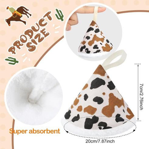 10 Pcs Coral Velvet Pee Covers with Lifting Rings Baby Boy, Strong Water Absorption Pee Shield for Baby Boy, Reusable Pee Cap, Diaper Changing Acc...