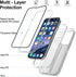 for iPhone 13 Pro Max 6.7" Heavy Duty Protection Case with 2 Screen Protector, Military Grade Drop Protective Shockproof Phone Case (Crystal Clear...