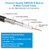 KMR240 N Male to N Male Cable 15ft,Low Loss N Type Cable N Male Cable N Coax Jumper Cable, 50 Ohm Coax Extension Cable with N Male Connector...