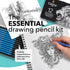 Castle Art Supplies 12 Piece Graphite Drawing Pencils Kit | for Adult Artists – Beginners and Advanced | Presented in Attractive, Compact, Sturdy ...