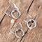 ZOSTLAND 3PCS Transparent Star Love Cat Kitty Phone Ring Universal 360°Adjustable Phone Case Finger Grip Stand Holder Desk Stent Mount Hook Compat...