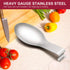 Spoon Rest, E-far Stainless Steel Spoon Ladle Holder Spatula Rest for Kitchen Stove Top, Large Size & Dishwasher Safe...