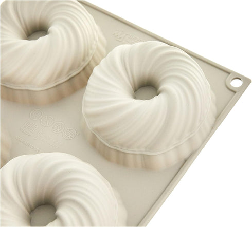 Silikomart - Mini INTRECCIO - Silicone Mould ø75 H 35 MM...