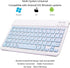 Ultra-Slim Bluetooth Keyboard Portable Mini Wireless Keyboard Rechargeable for Apple iPad iPhone Samsung Tablet Phone Smartphone iOS Android Windo...