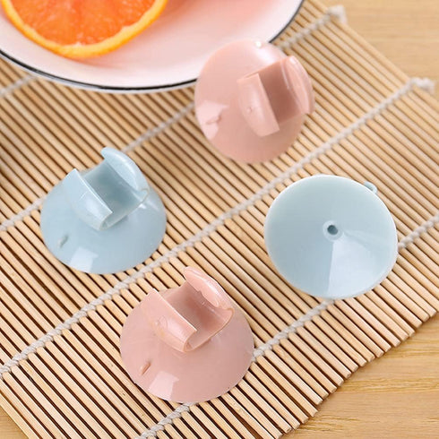 YARDWE 4Pcs Rice Cooker Spoon Holder Rice Spatula Suction Rack Spoon Storage Stand Kitchen Gadget for Rice Maker Cooker (Blue)...