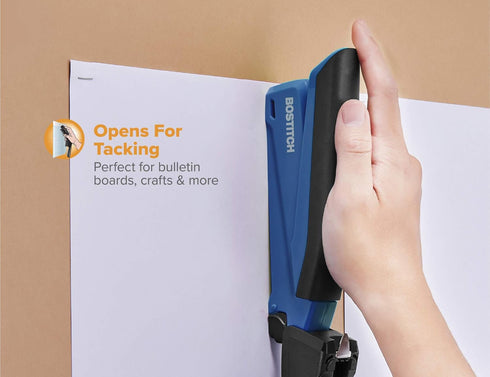Bostitch Office Executive 3 in 1 Stapler, includes 210 Staples and Integrated Staple Remover, One Finger Stapling, No Effort, 20 Sheet Capacity, S...