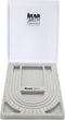 The Beadsmith Bead Board with Cover, Grey Flocked, 3 U-Shaped Channels, 6 Recessed Compartments,13.25H x 9.75L inches, Design Boards for Creating ...