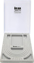 The Beadsmith Bead Board with Cover, Grey Flocked, 3 U-Shaped Channels, 6 Recessed Compartments,13.25H x 9.75L inches, Design Boards for Creating ...