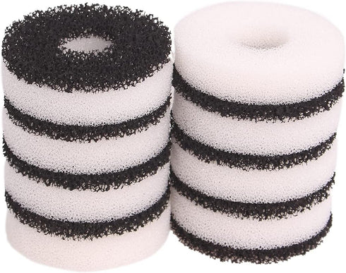 Compatible Filter Carbon Ring Service Kit Fit for Biorb Aquarium (8X Foam, 8X Carbon)...