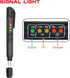 2pcs Brake Fluid Tester Pen Hydraulic Fluid/Liquid/Oil Moisture Analyzer with 5 LED Indicators, Auto Brake Diagnostic Testing Tool for DOT3 DOT4 B...
