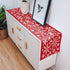 Christmas Snowflake Table Runner Xmas Red Burlap Table Runners for Home Décor Crafts for Family Dinner, Parties, Thanksgiving, Christmas & Gatheri...