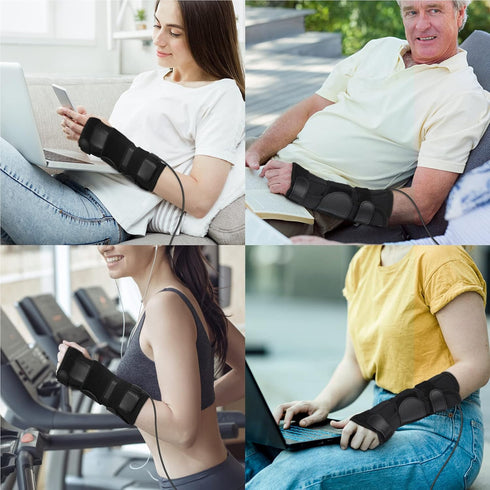 Wrist Thumb Brace Heating Pad for Arthritis and Carpal Tunnel Relief, De Quervain's Tenosynovitis, Tendonitis Wrist Hand Pain Relief - Left Right ...