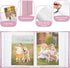 Photo Album 4x6 100 Pockets, Linen Cover Top Loader Vertical, Slip-in Picture Pink Pockets Albums for Wedding, Family, Anniversary, Baby, Vacation...