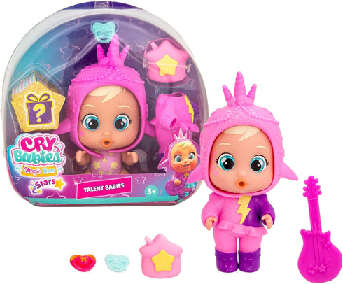 Cry Babies Magic Tears Talent Babies, Stella - 6+ Surprises, Accessories, Great Gift for Kids Ages 3+...