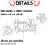 Silver Glitter Happy 30th Birthday Cake Topper - 30th Birthday Cake Topper, 30th Birthday Party Decoration...