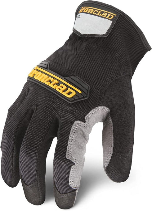 Ironclad mens Work Gloves, Grey, Small Pack of 1 US...