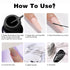7ml*2pcs Nail Art Liner Gel Polish Built in Thin Brush,Black White Nail Polish Soak off Curing for French Tip Nails Design,Nail Art Supplies Kit f...