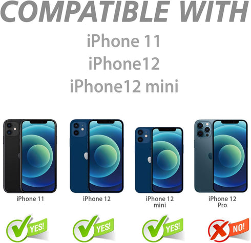 CloudValley Camera Lens Protector for iphone 12/12 Mini / 11, Tempered Glass Film, Aluminum Alloy Screen Cover, 2 Pack Green, with Cleaning Kit...