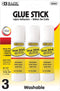 BAZIC Large Glue Stick. Clear Glue Stick for Art and Office Projects (3/Pack. 21g / 0.7 Oz .)...