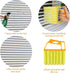 2 Pcs Blind Cleaner - Washable Window Blind Cleaner Duster Tool, Hand-Held Blind Duster for Wood Dlinds Mini Duster Brush Blind Dust Cleaner Venet...