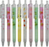Maydahui 12PCS Fruit Gel Pen Retractable Priting Pens Strawberry Cherry Peach Apple Avocado Pear Fresh Style Black Ink for Girls Students Teens...